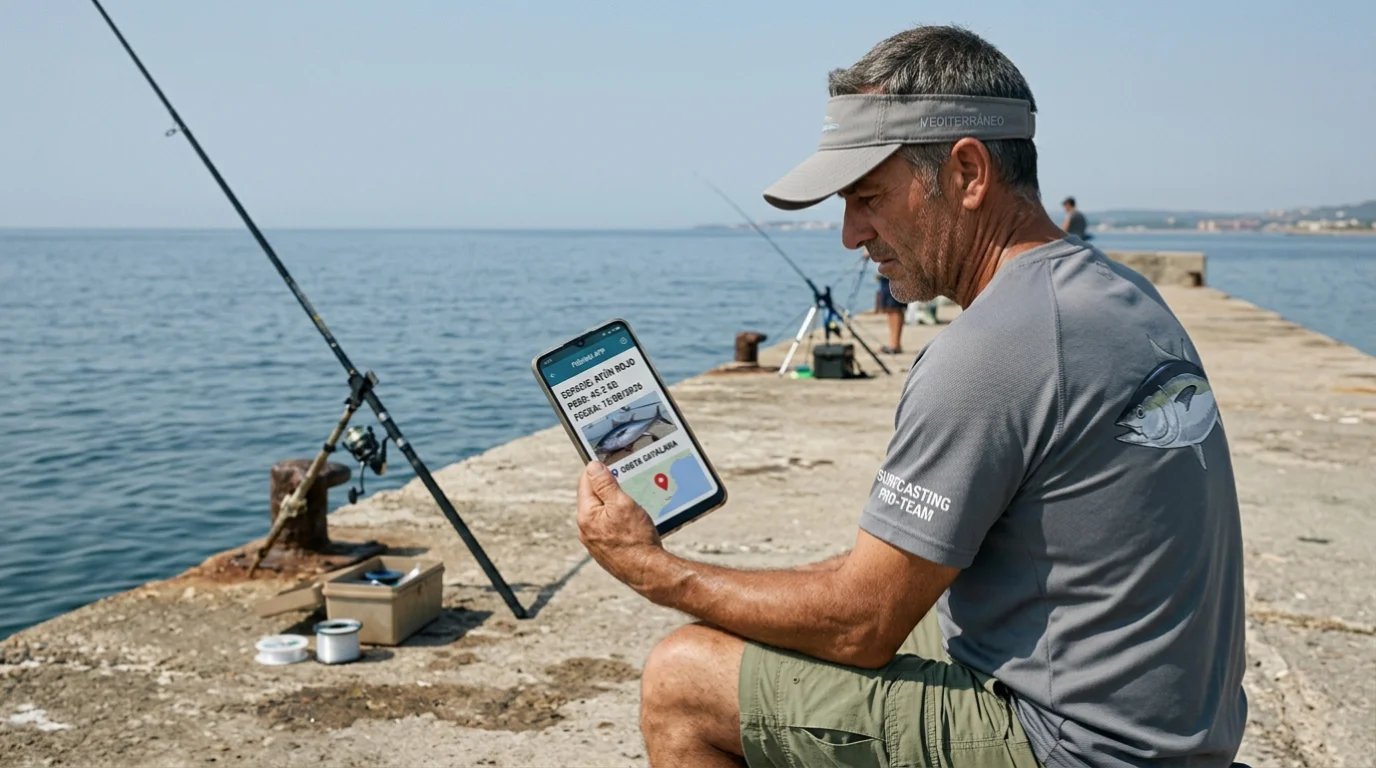 App PescaREC declaraci&oacute;n obligatoria capturas pesca recreativa mar