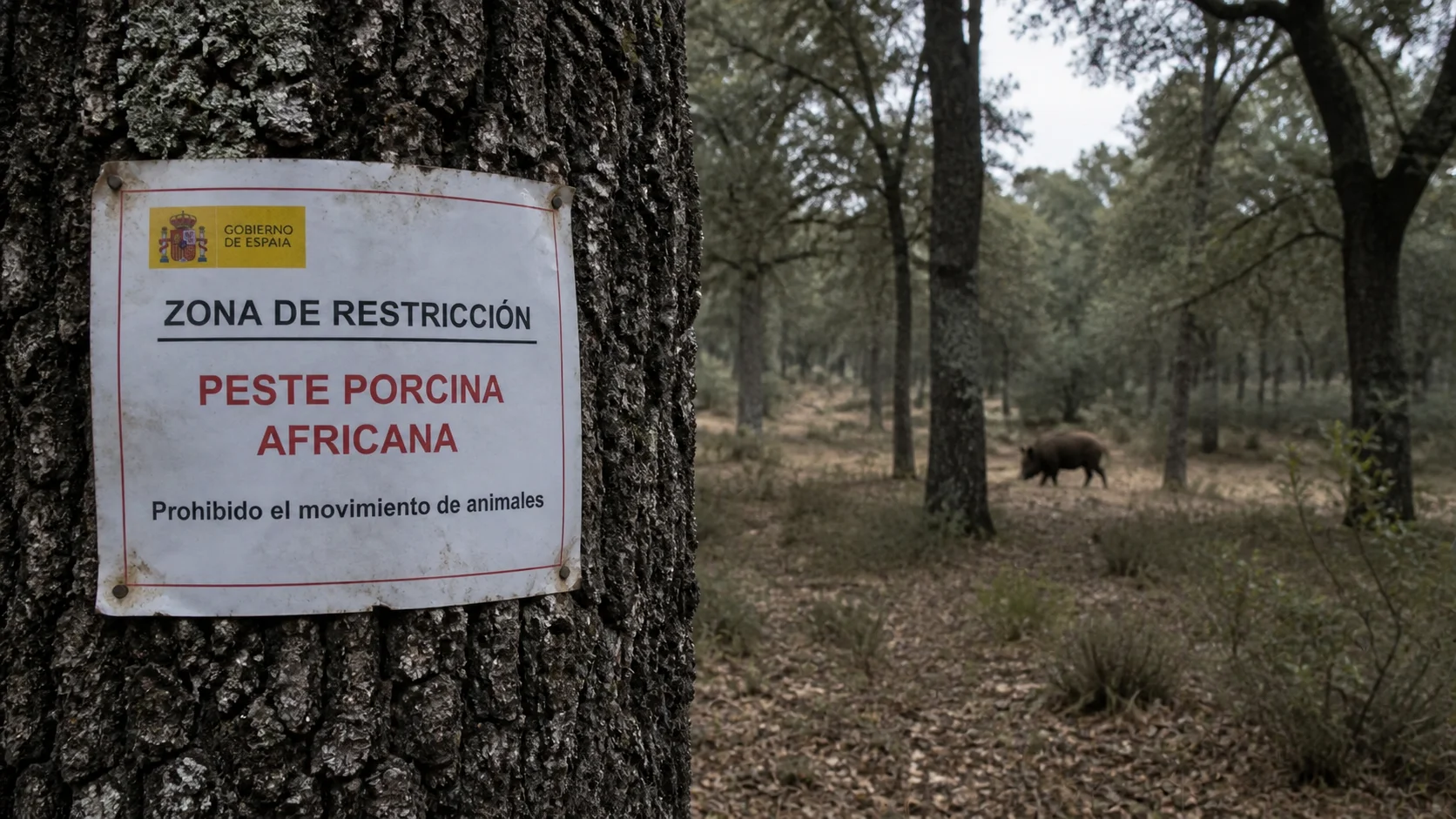 Jabal&iacute; en dehesa extreme&ntilde;a durante la temporada de caza 2026