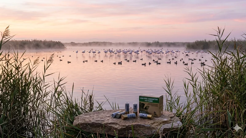 Humedal espa&ntilde;ol con vegetaci&oacute;n palustre donde est&aacute; prohibido el uso de munici&oacute;n con plomo desde 2023