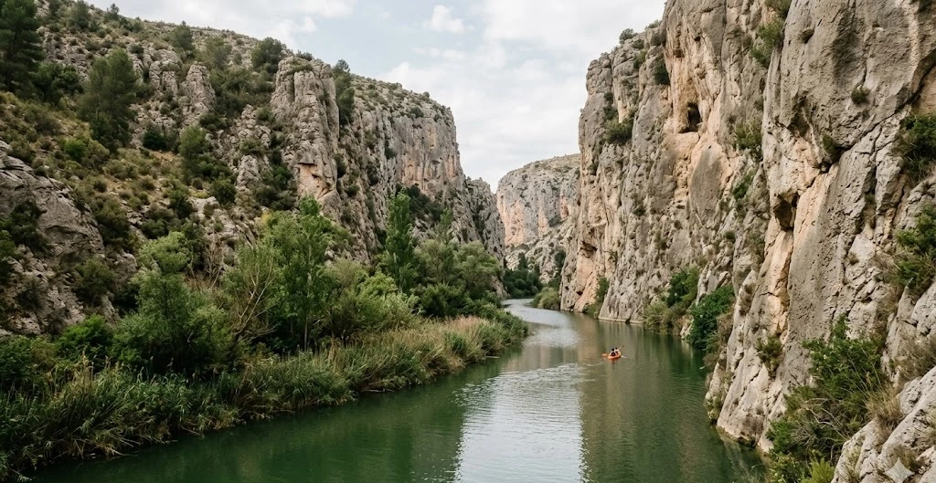 Ca&ntilde;&oacute;n de Almadenes en el r&iacute;o Segura, temporada de pesca de Murcia 2026