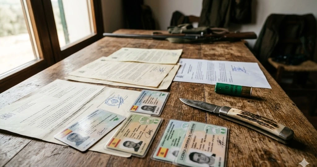 Tipos de licencia de armas para cazar