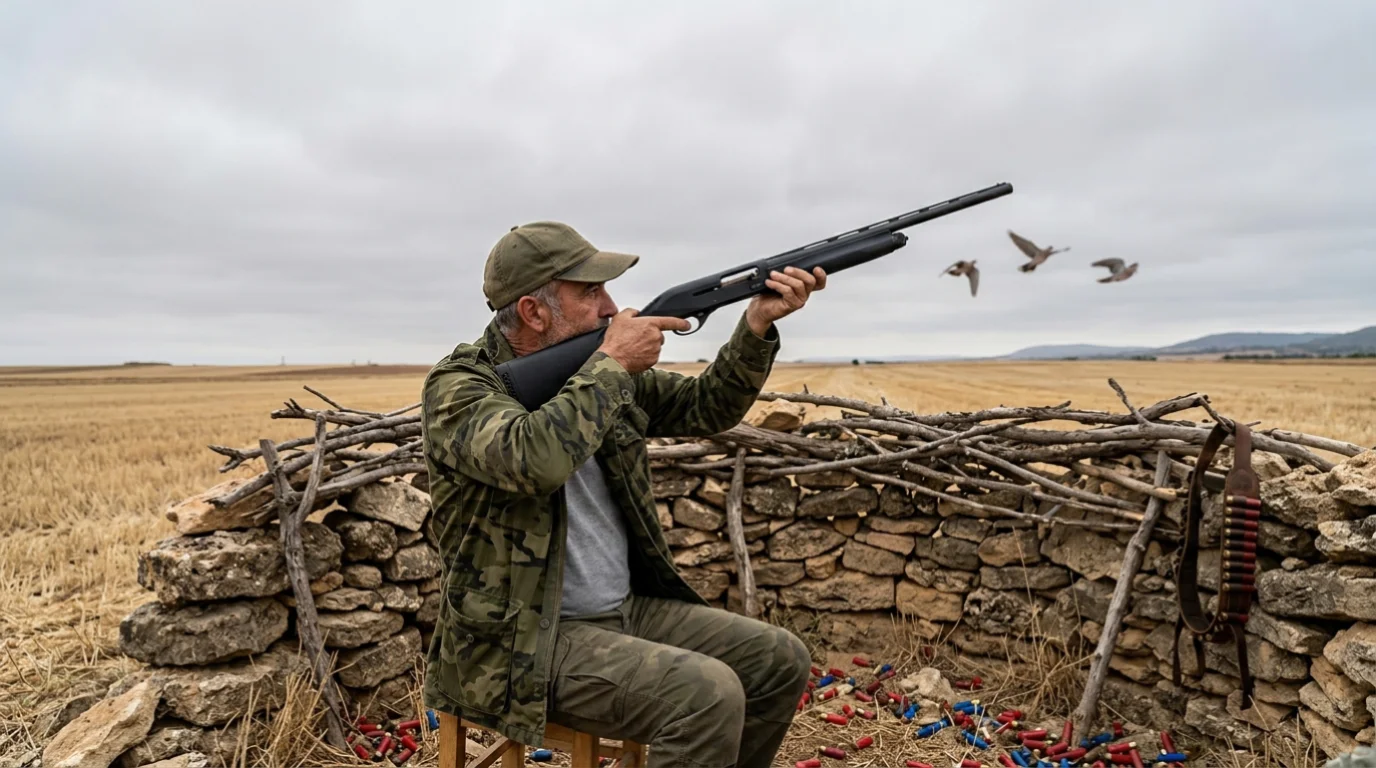 T&oacute;rtola europea en campo de cereal